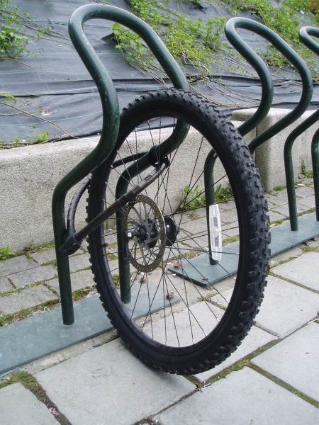Dårlig låsing av sykkel